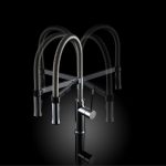 Stylish and shiny: tap range