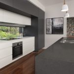 Wide open space kitchen inside the eco-friendly home (3)