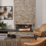 Relaxing space with fireplace inside the eco-friendly home (1)