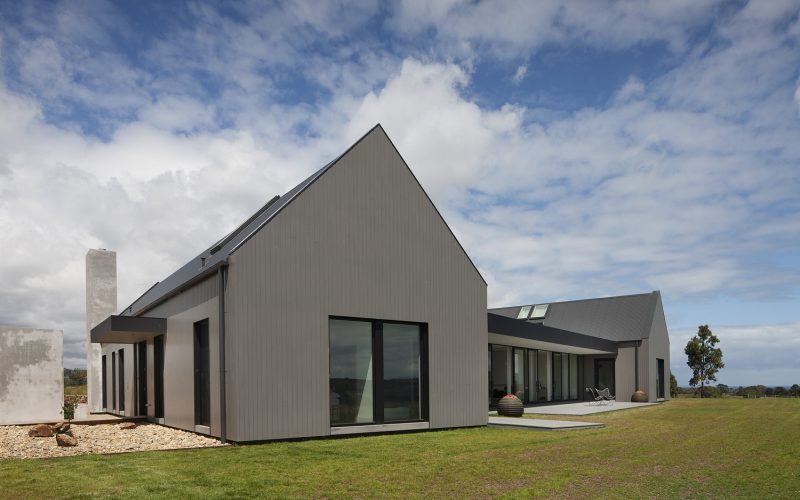 A rural residence stemmed  from a sunburnt country