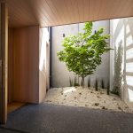 An indoor courtyard boosts the Zen factor of the home