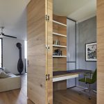 WE LOVE The raw concrete walls that bring an industrial edge to the home