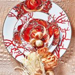 Roberto Cavalli Home rose jewel charger, dessert and bread plates
