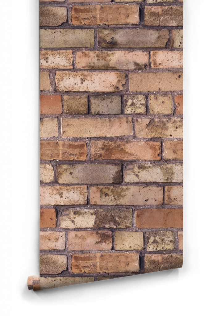 Old Brown Bricks wallpaper