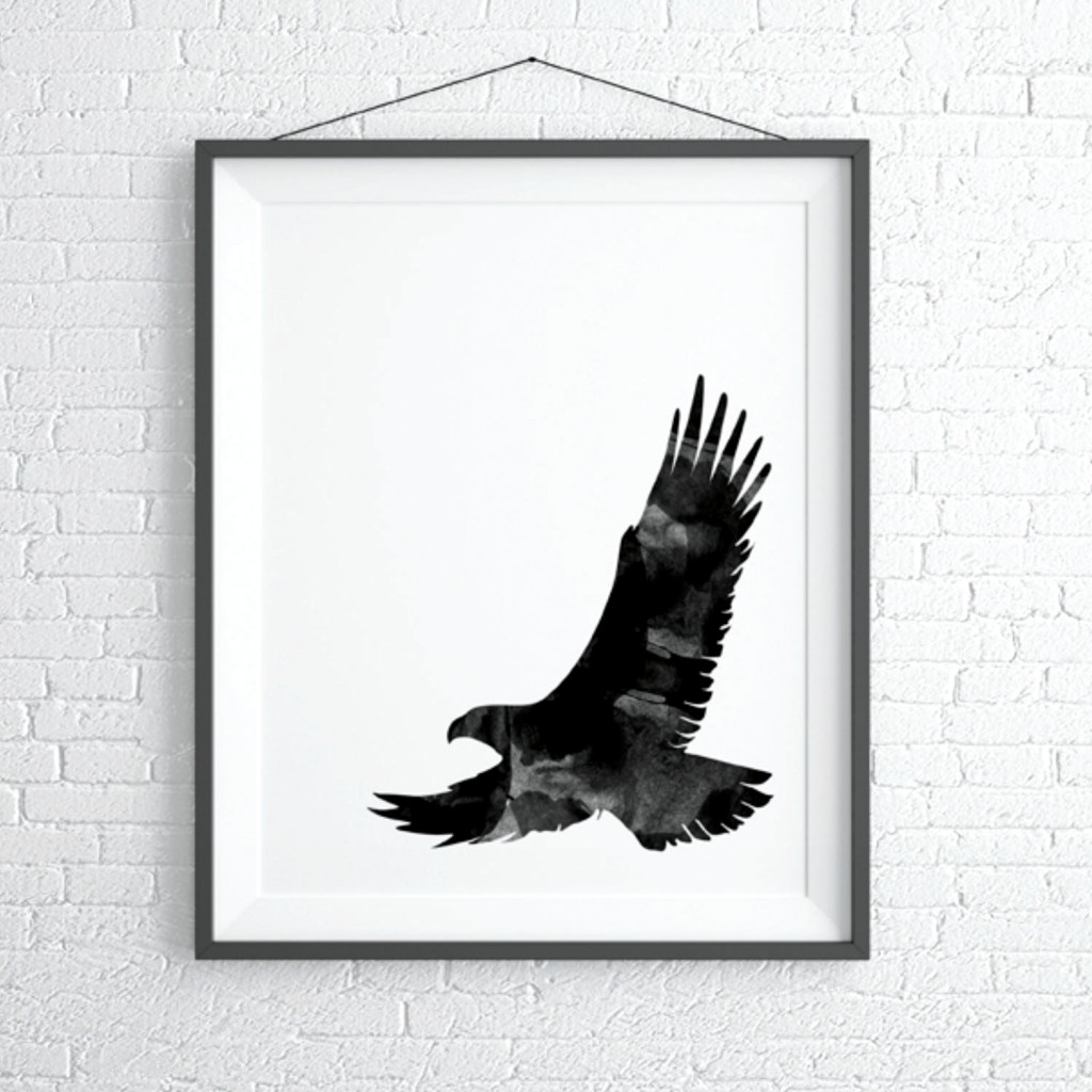 Soaring eagle print
