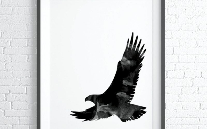 Soaring eagle print