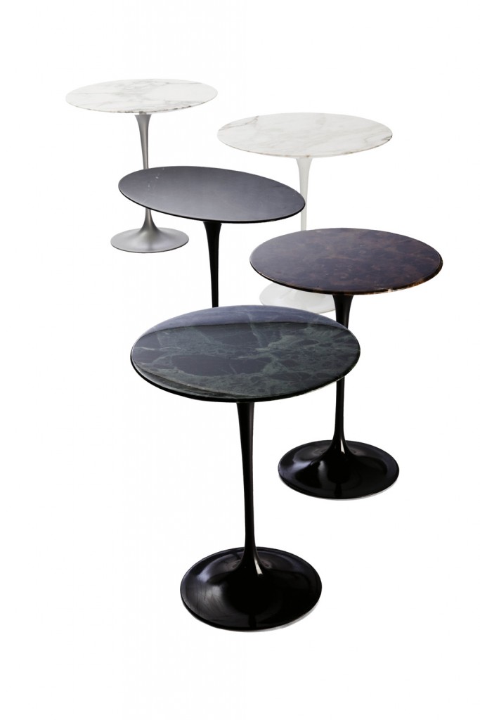 Saarinen Pedestal side tables by Eero Saarinen for Knoll Studio
