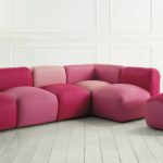 Kivas modular sofa in pink by Karim Rashid