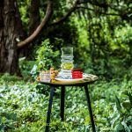 Sukat Makkaralla pitcher, Oiva/Siirtolapuutarha plate and Sukat Makkaralla tumblers. marimekko.com Tailored table. stylecraft.com.au