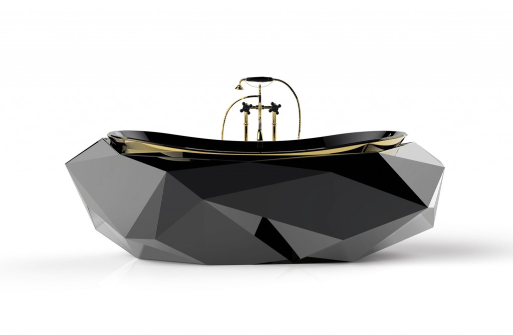 Maison Valentina Diamond bathtub, POA, maisonvalentina.net