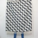 Gunnel black blanket, habitathomecollection.com.au