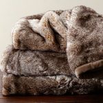 Fur throw rug, potterybarn.com.au
