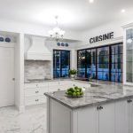 French elegance: chateau-style kitchen