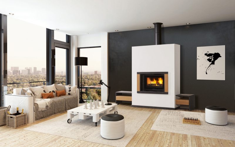 Ultramodern Loft Living Room Interior