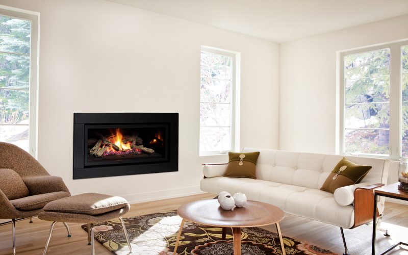 The perfect combination: direct-vent gas fireplace