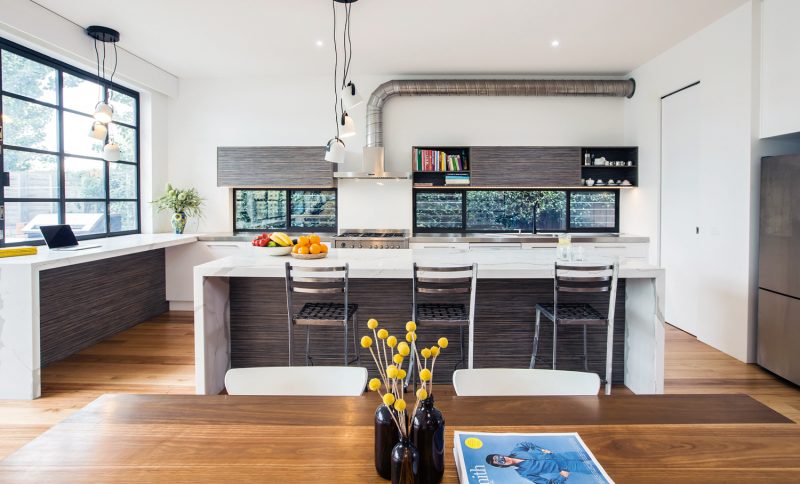 Luxe industrial kitchen