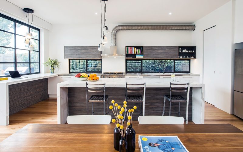 Luxe industrial kitchen