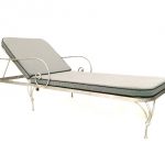 Paris Pool Chaise with Wheels & Cushion