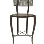 Medina Bar Stool - Front  - Fossil