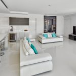 white living room