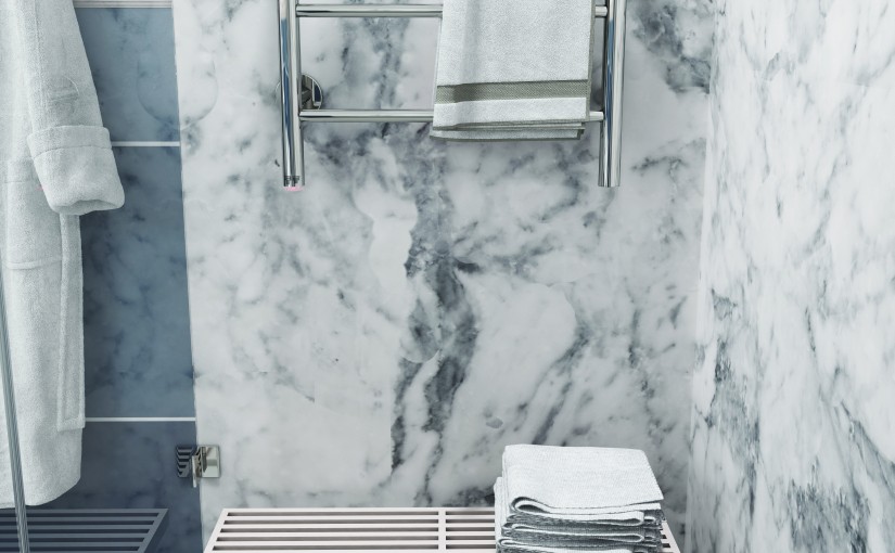 Bathe heated towel rail