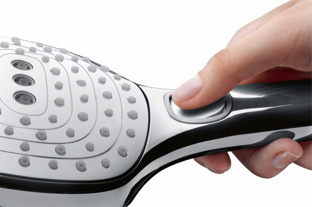 Hansgrohe Raindance Select: intuitive, innovative water control - Hansgrohe Select button