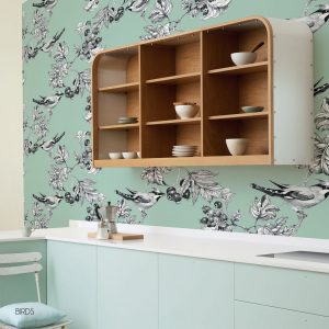 Laundry wallpaper