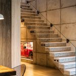 In the forest: a traditional-style contemporary cabin home