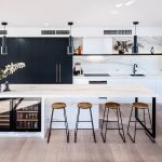 A creative contemporary kitchen offering beauty and functionality