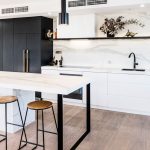 A creative contemporary kitchen offering beauty and functionality