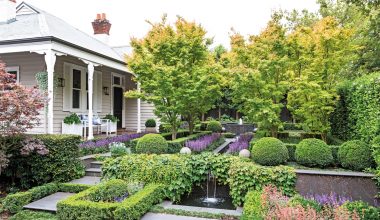 Serene and Green: a formal period-home garden
