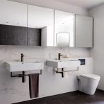 2 stylish bathroom designs with luxurious fixtures