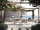 Forrest Teak Elliptical Outdoor Dining Table & Forrest Outdoor Dining Chairs by Kett.