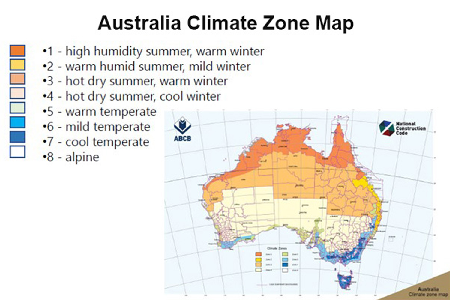Australian Climate Zones Images Picstank