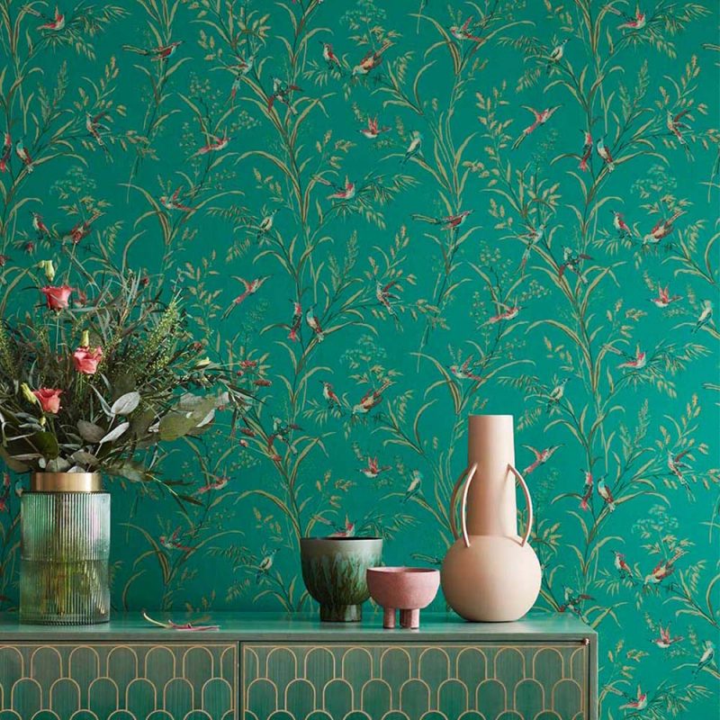 These Emerald Green Wallpapers Will Elevate Any Interior Completehome