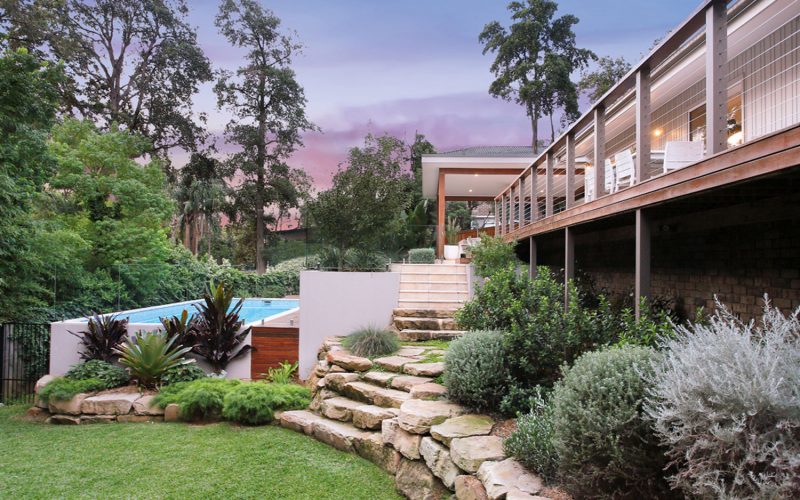Full view of outdoor living space