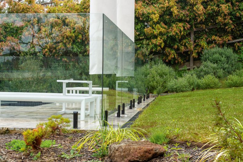 glass fence