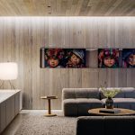 Living area of the Silver Linings House