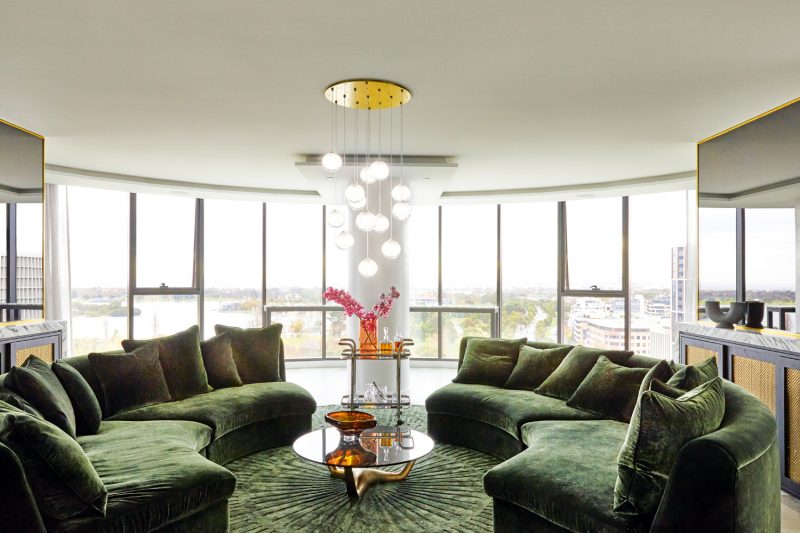 View of An inner-city apartment that is a beacon of style with clever design ...