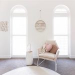 Plantation Shutters + Curtain