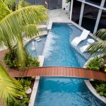 The 13m-long pool, designed by MHDP Architects