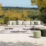 Modular Kodo lounge and Cocoon chair.
