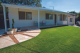 Grass lawn and walkway