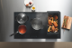 Induction cooktop with pots