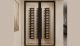 Offset Peg Metal Rail Wall-Mounted Wine Rack