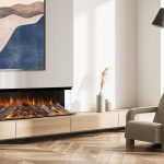 EMHV1800 Evonic Volante 1800 Black Edition Electric Fireplace