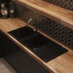 Pictured: Alma Darlene Black Granite Sink