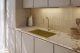 Pictured: Alma Avisa Brushed Brass Gold Sink