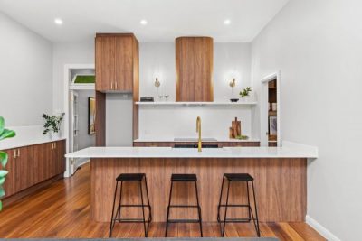 A renovator's delight transformed into a sleek space