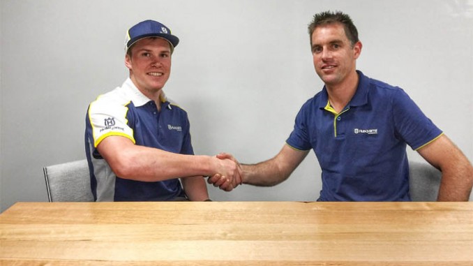 DANIEL SANDERS SIGNS WITH HUSQVARNA AUSTRALIA